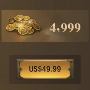 Золотые монеты 4999