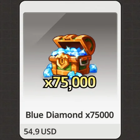 Синий Алмаз 75000